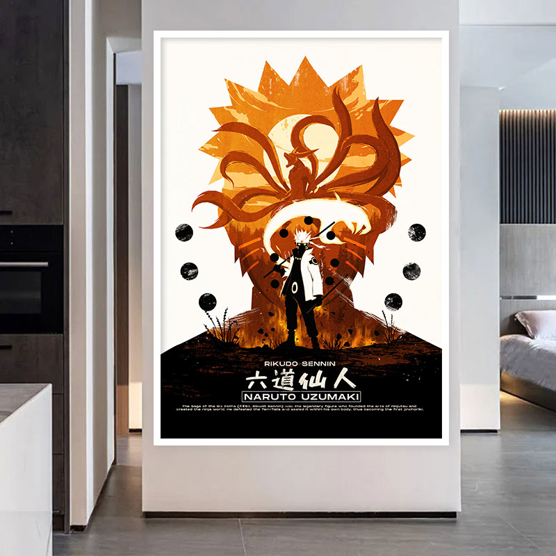 One Piece and Naruto Canvas Painting (Variants available)