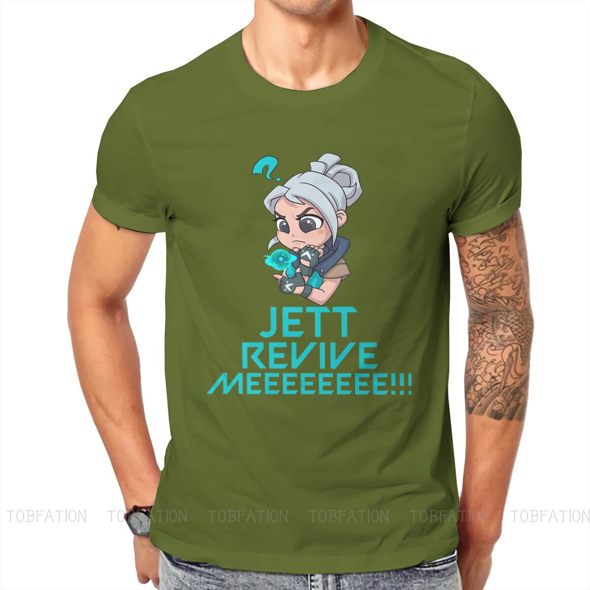 Jett Revive Me T-Shirt Valorant (Colors Available)