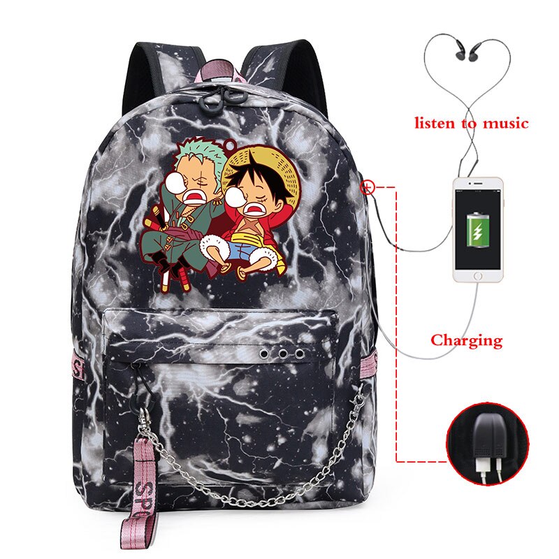 Laptop/School Backpack One Piece (Colors Available) - House Of Fandom