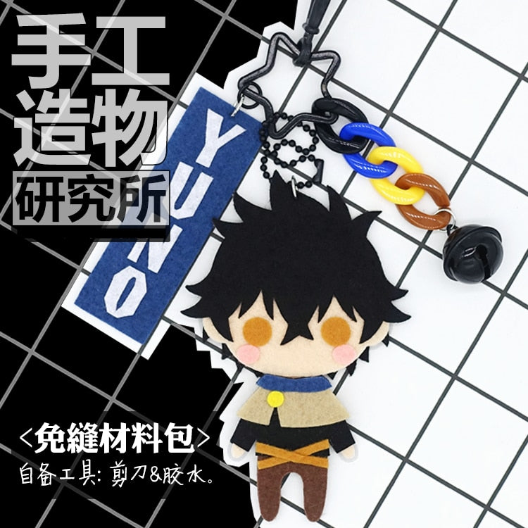 Yuno 10cm Plush DIY Keychain Black Clover - House Of Fandom