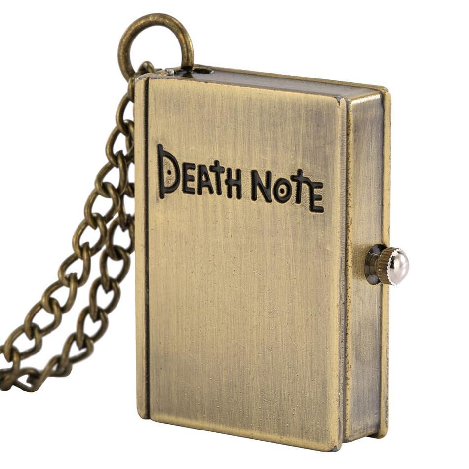 Bronze/Black Quartz Pocket Watch Death Note - House Of Fandom