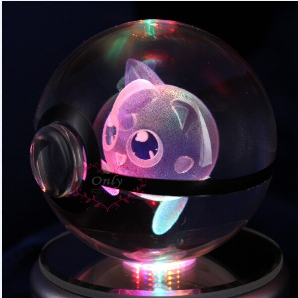 Glowing Crystal Pokeball With Pokemon (Variants Available) - House Of Fandom
