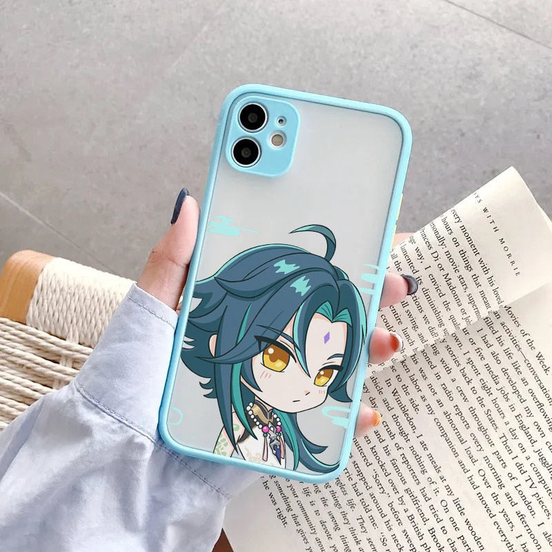Characters iPhone Cases Set-1 Genshin impact (Variants available) - House Of Fandom
