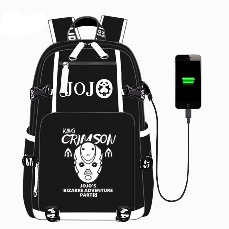 USB Port Backpack JoJo's Bizarre Adventure (Variants Available) - House Of Fandom