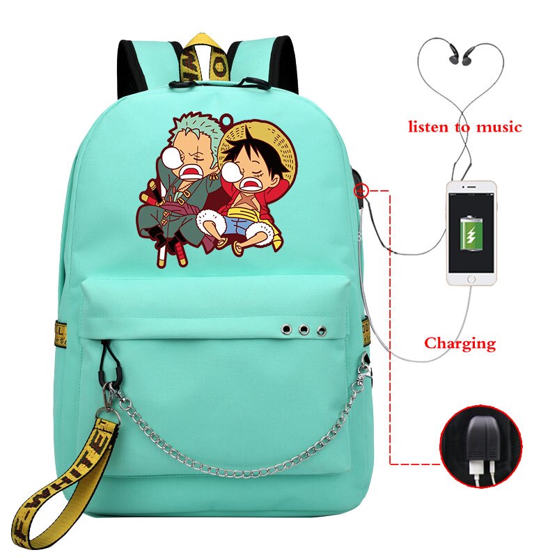 Laptop/School Backpack One Piece (Colors Available) - House Of Fandom