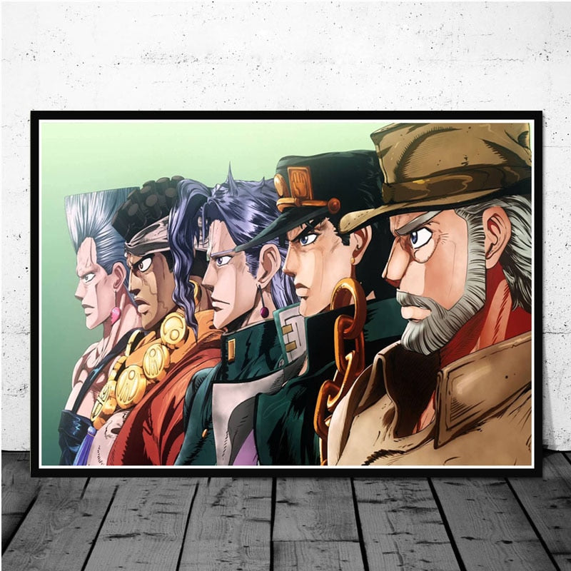 Canvas Paintings JoJo s Bizarre Adventure (Variants and Sizes Available) - House Of Fandom