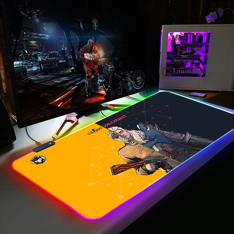 Gaming Mouse Pads RGB Collection-2 Valorant (Variants & Sizes available)