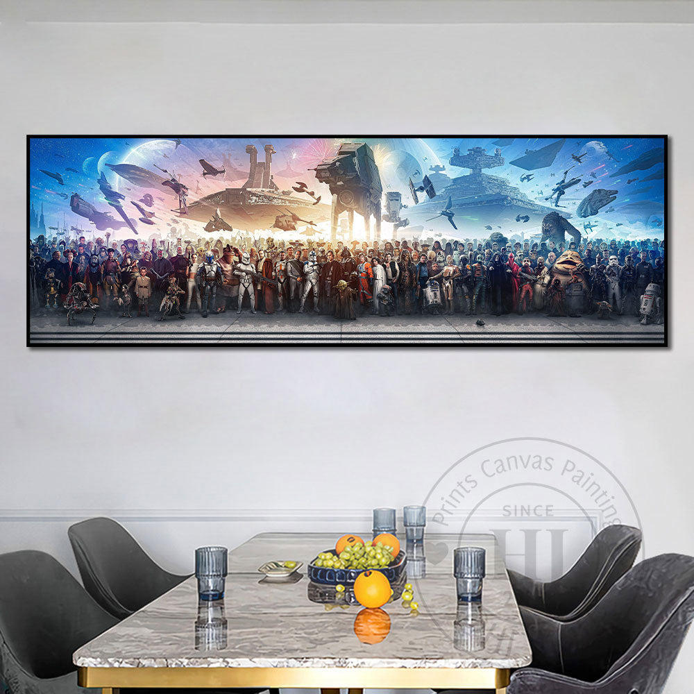Star Wars canvas painting