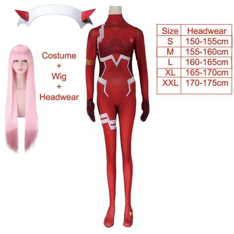 Women Zero Two Halloween Cosplay Costume Darling in the Franxx (Variants Available) - House Of Fandom