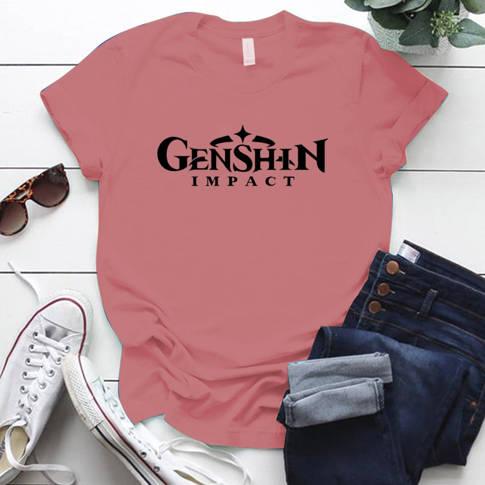 Title Tee Genshin Impact (Colors Available) - House Of Fandom