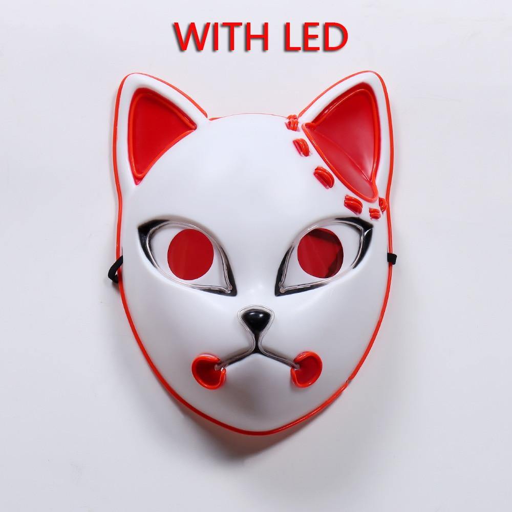 LED Masks Cosplay/Halloween Demon Slayer (Variants Available) - House Of Fandom