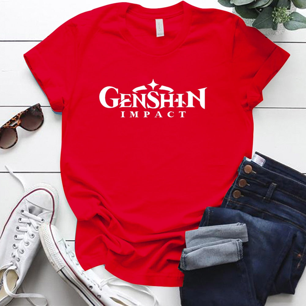 Title Tee Genshin Impact (Colors Available) - House Of Fandom