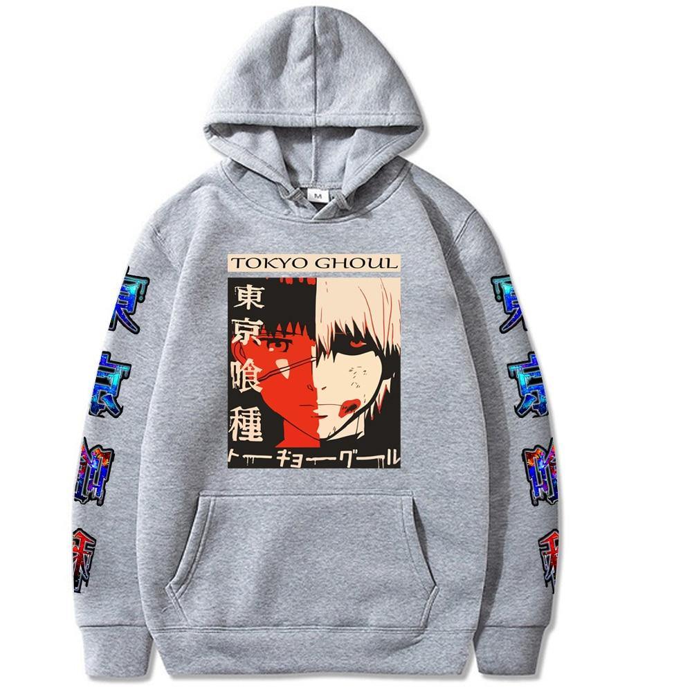 Kaneki Ken Printed Hoodie Tokyo Ghoul (Colors Available) - House Of Fandom