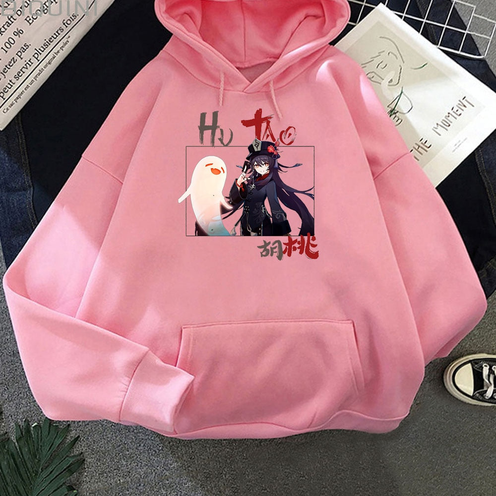 Hu Tao Hoodie Genshin Impact (Colors Available) - House Of Fandom