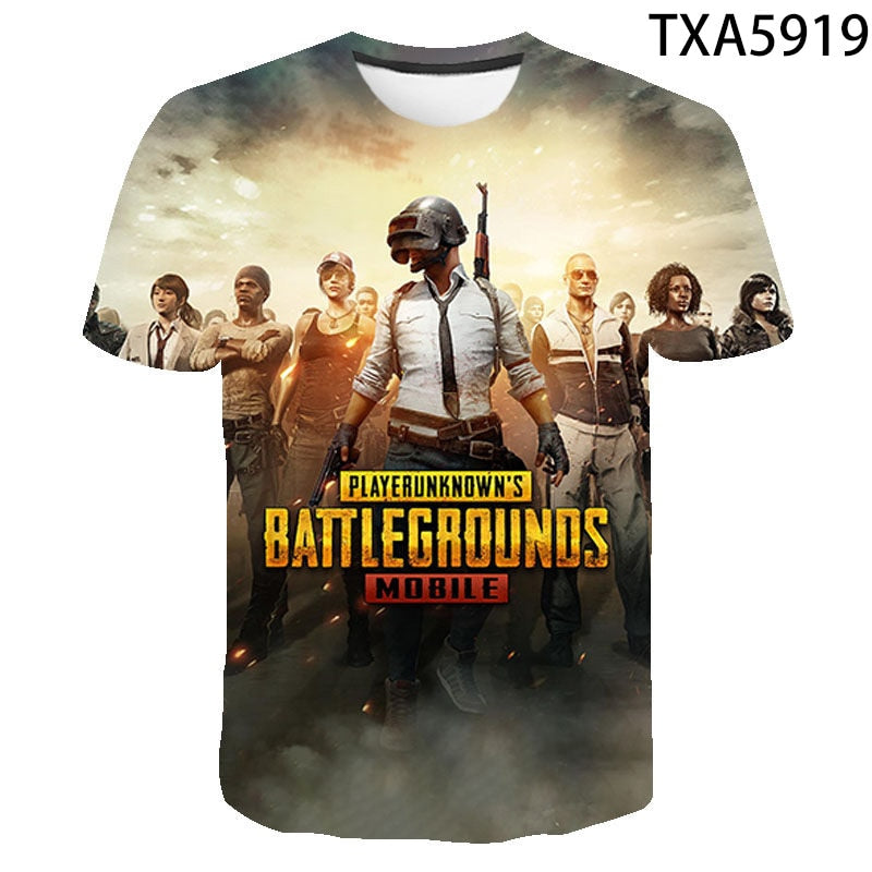3D Printed T Shirt Collection PUBG (Variants Available)