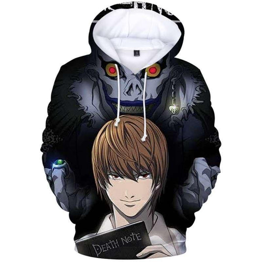 Light Yagami Hoodies Death Note (Variants Available) - House Of Fandom