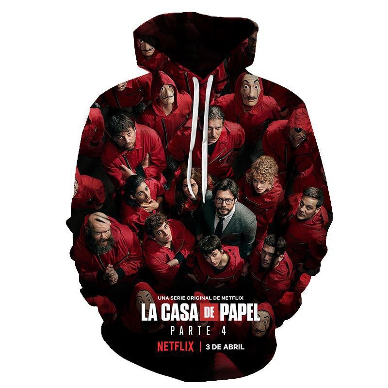 MONEY HEIST HOODIES (VARIANTS AVAILABLE)