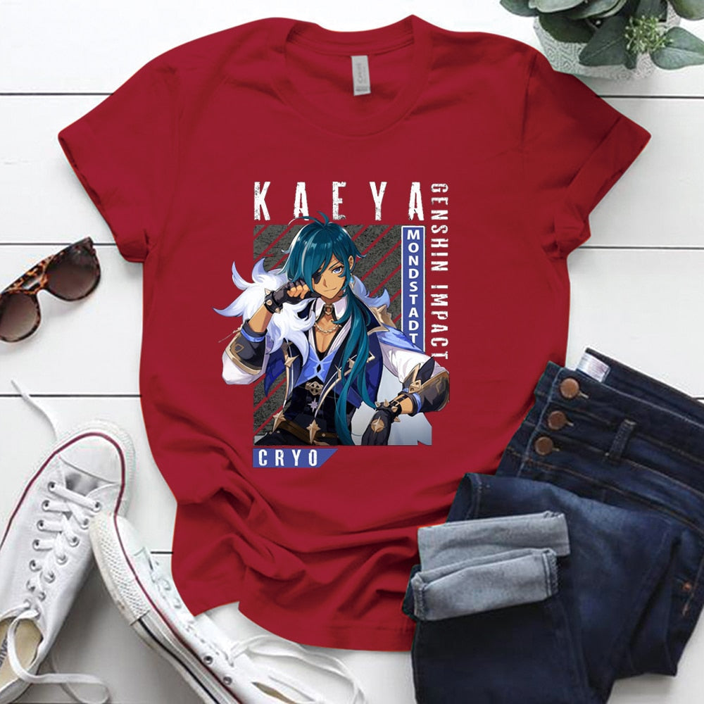 Kaeya Tee Genshin Impact (Colors Available) - House Of Fandom