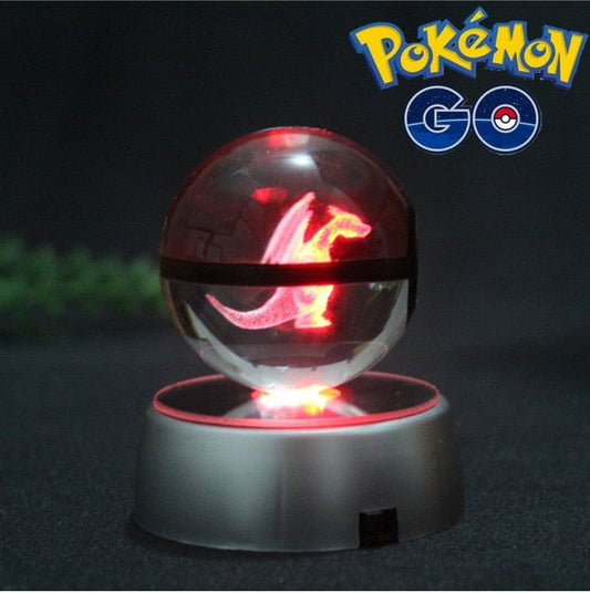 Glowing Crystal Pokeball With Pokemon (Variants Available) - House Of Fandom