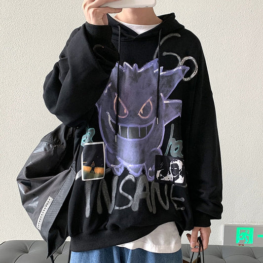 Insane Gengar Hoodie Pokemon (Colors Available) - House Of Fandom