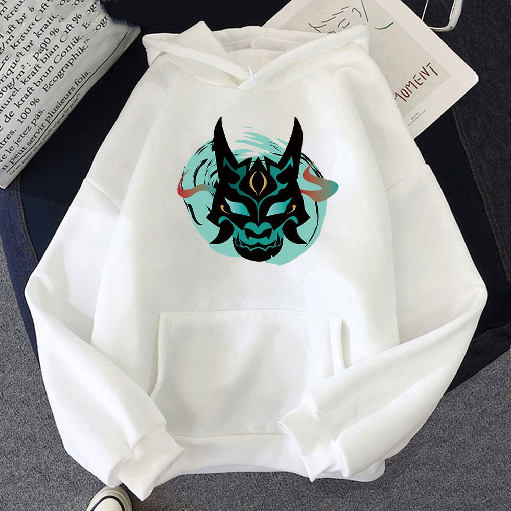 Xiao Mask Hoodie Genshin Impact (Colors Available) - House Of Fandom