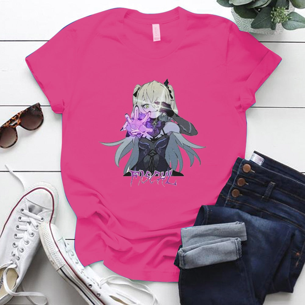 Fischl Tee Genshin Impact (Colors Available) - House Of Fandom