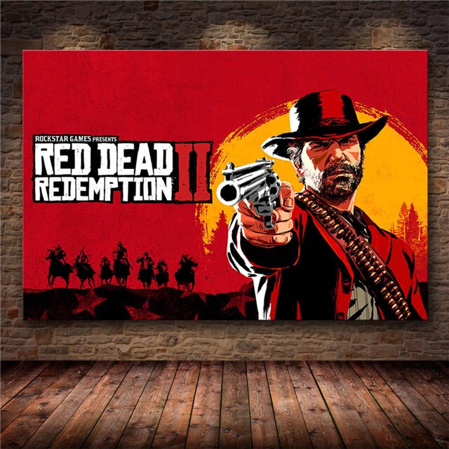 Canvas Painting Collection 5 Red Dead Redemption (Variants Available)
