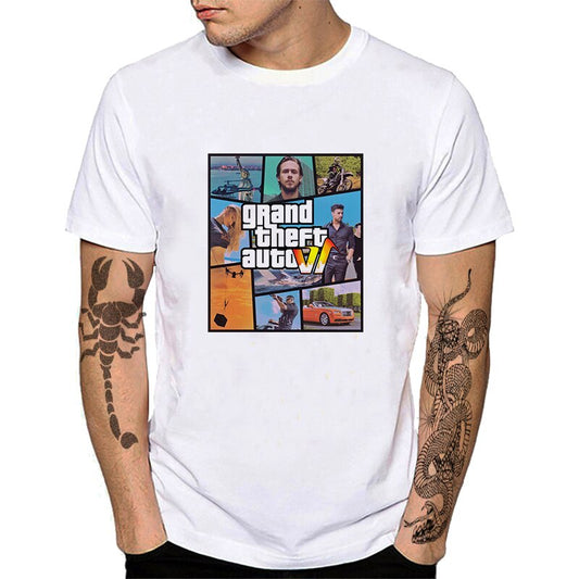 GTA Printed Cotton T-Shirts Collection-1 (Variants Available)