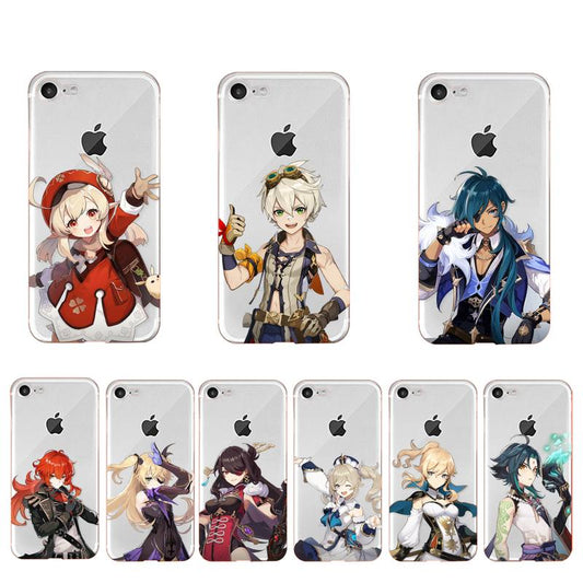 Silicone iPhone Cases Set-3 Genshin Impact(Variants Available) - House Of Fandom