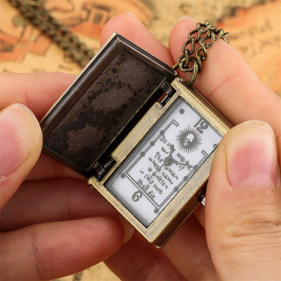 Bronze/Black Quartz Pocket Watch Death Note - House Of Fandom