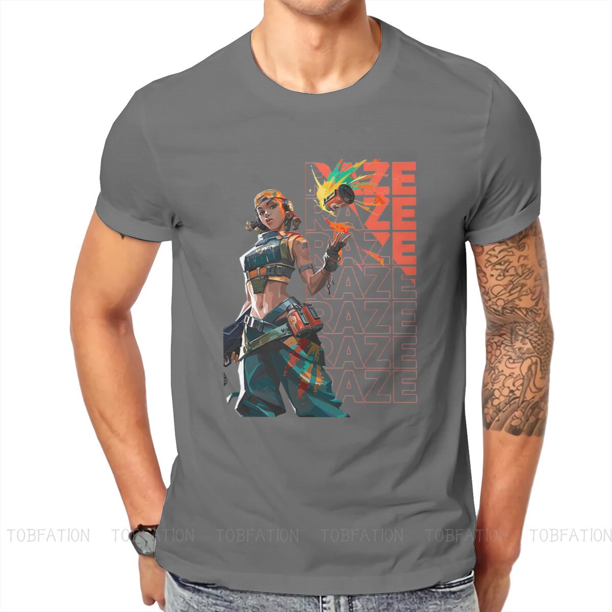 Raze T-Shirt Valorant (Colors Available)