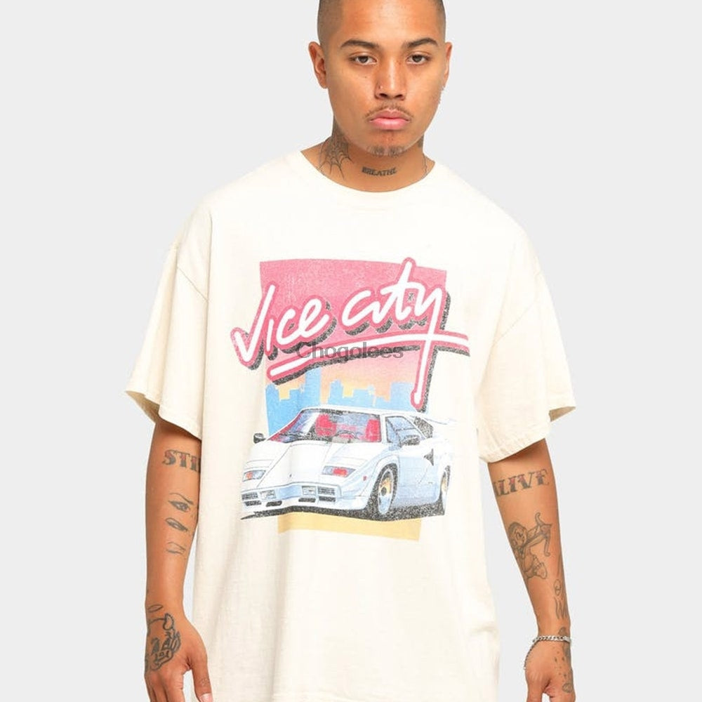 90s Vice City Graphic T-shirt GTA (Colors Available)