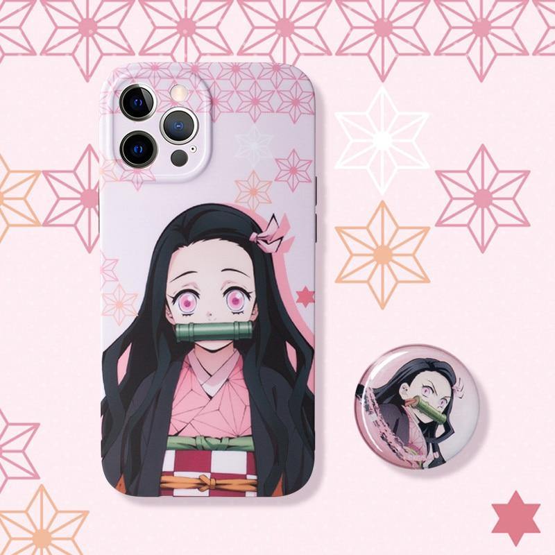 iPhone Cases With  Pop Socket Demon Slayer  (Variants Available) - House Of Fandom