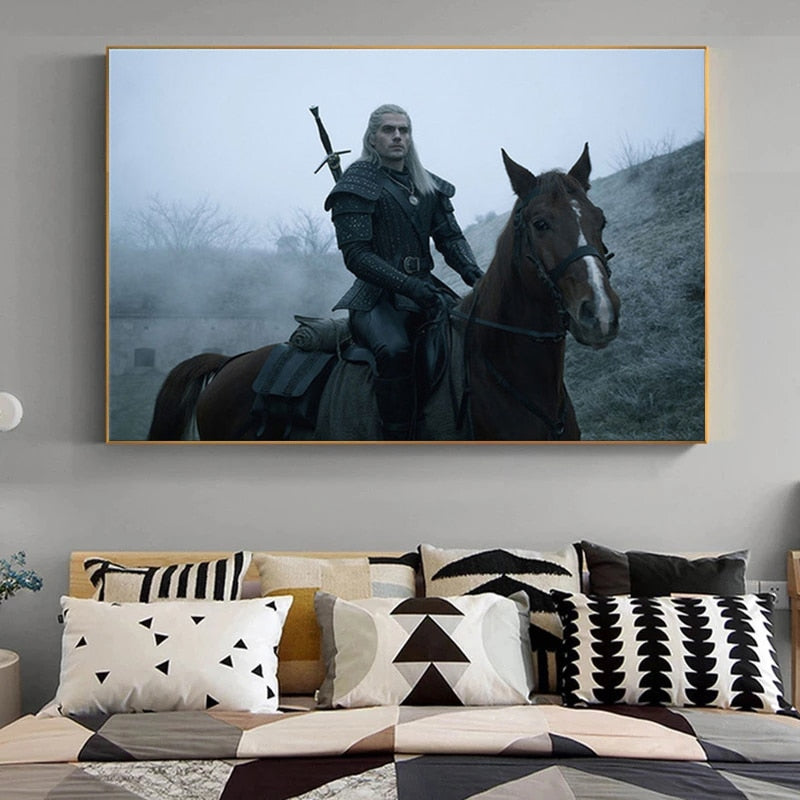 Canvas Painting Witcher Collection-2 (Variants Available)