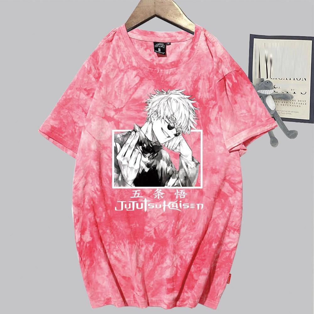 Gojo Satoru Tie-Dye T-shirt Jujutsu Kaisen (Colors Available) - House Of Fandom