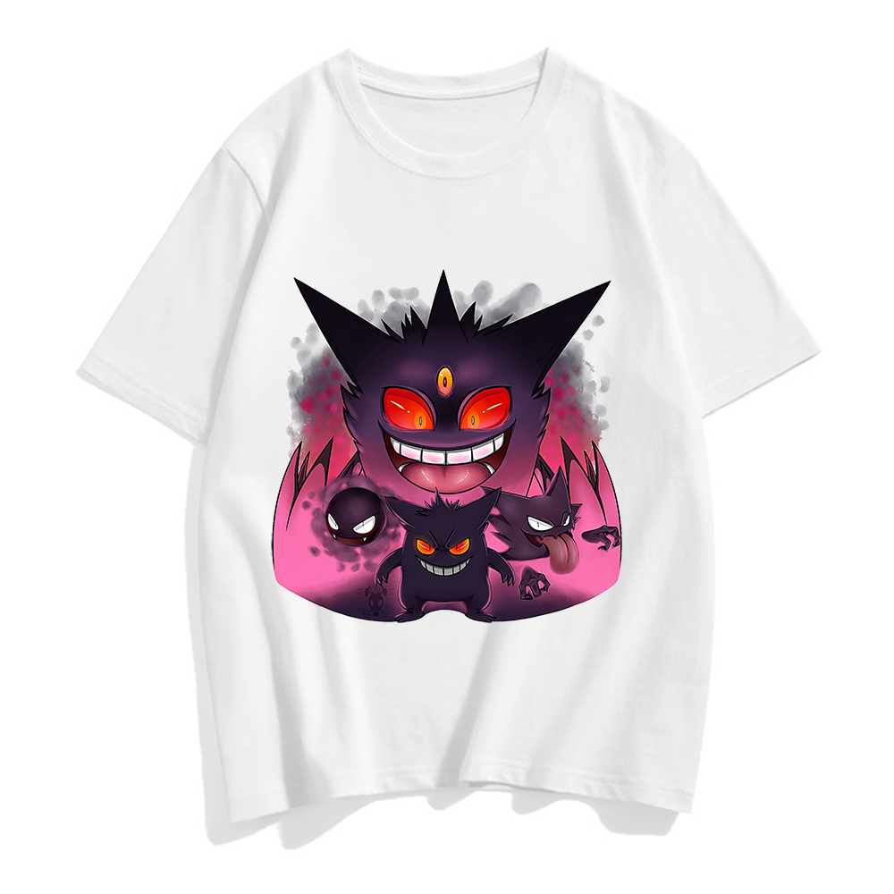 White Graphic T-shirts Set-2 Pokemon (Variants Available) - House Of Fandom