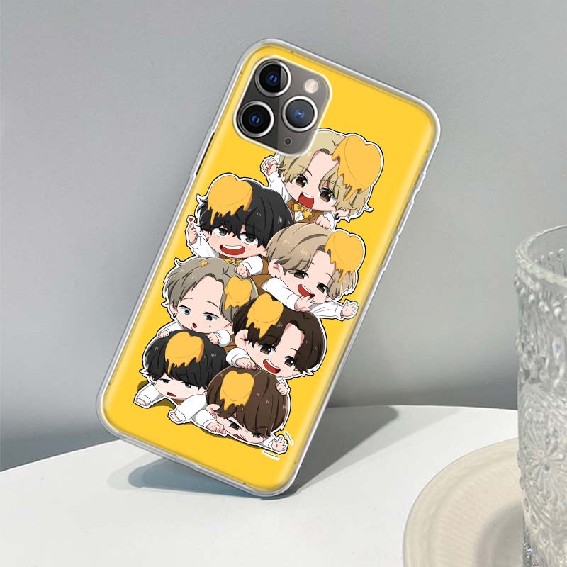 iPhone Cases BTS Cartoon Collection 1 (Variants Available)