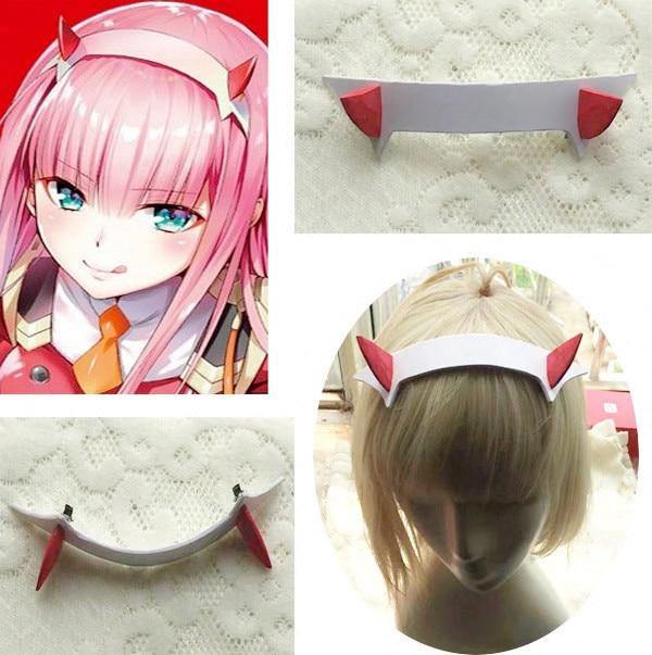 Cosplay Wig+ Keychain+ Hairclip Zero Two Darling in the Franxx - House Of Fandom