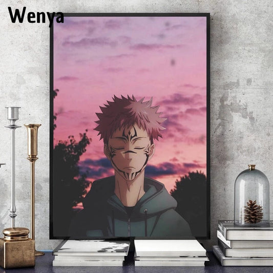 Itadori Sukuna Cancas Painting Jujutsu Kaisen (Sizes Available) - House Of Fandom