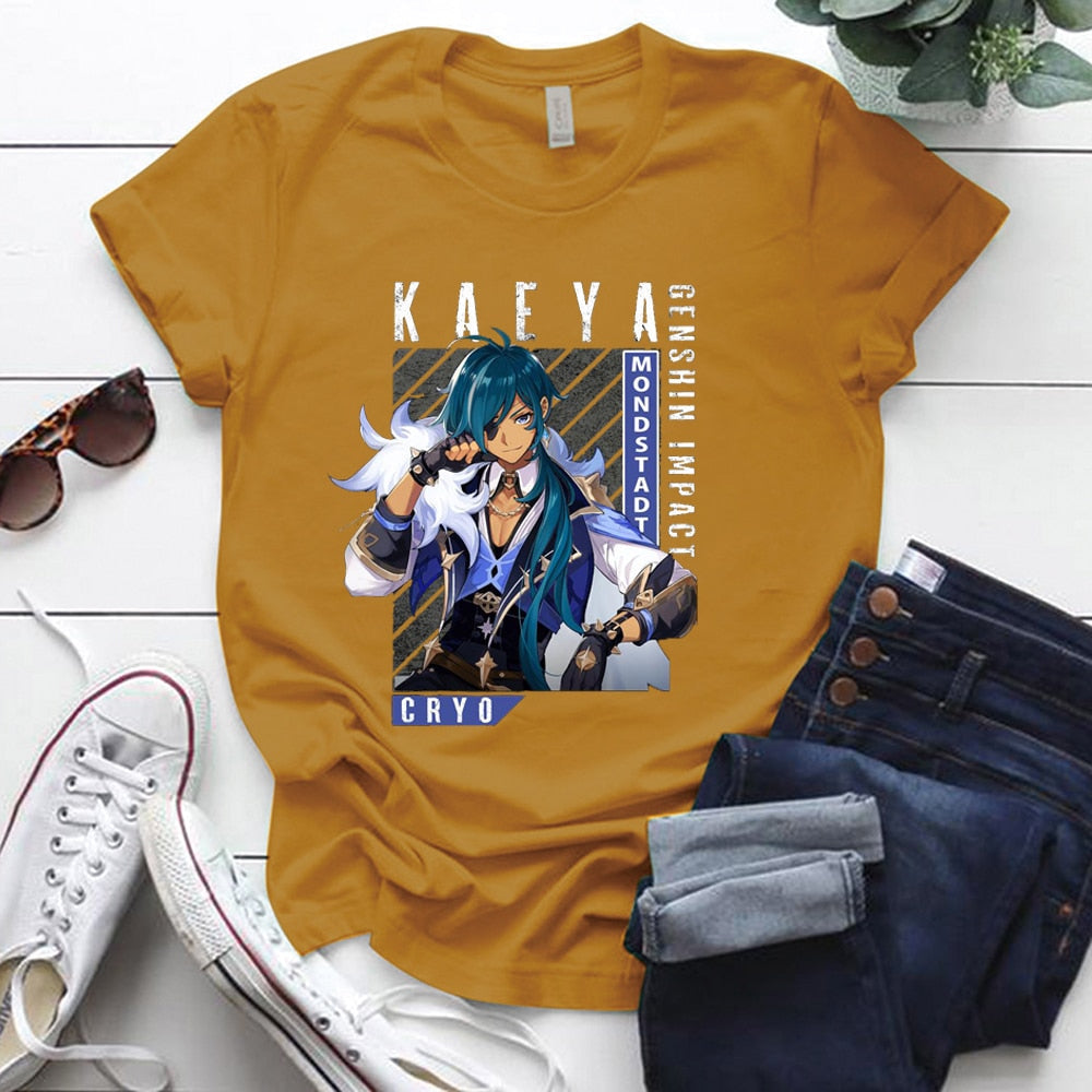 Kaeya Tee Genshin Impact (Colors Available) - House Of Fandom