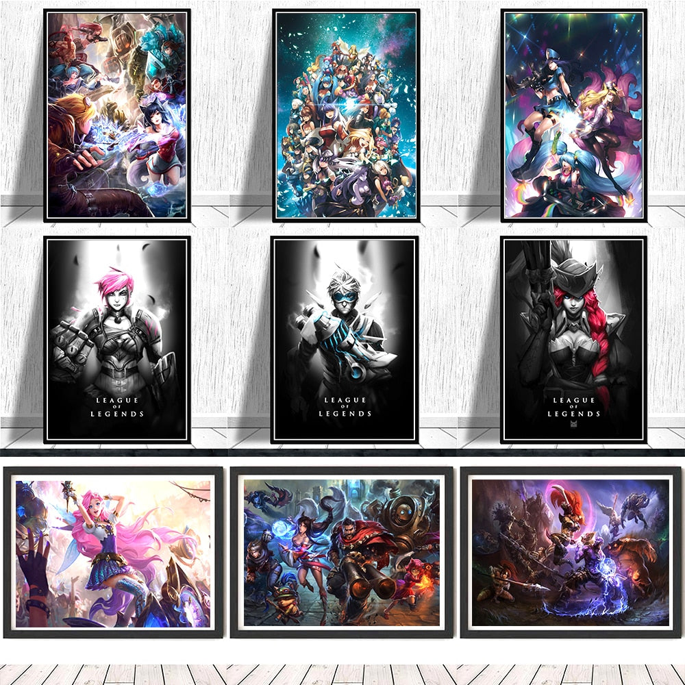 Posters League Of Legends Collection 1 (Variants and Sizes Available)