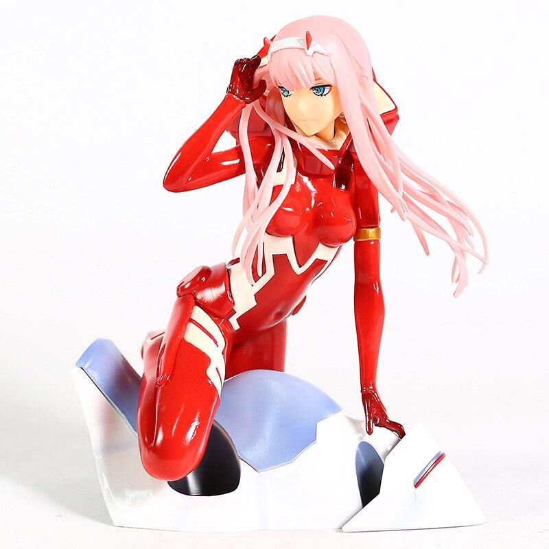 Anime Figure Darling in the FRANXX Figure Zero Two 02 Red/White Clothes Sexy Girls PVC Action Figures Toy Collectible Model - House Of Fandom