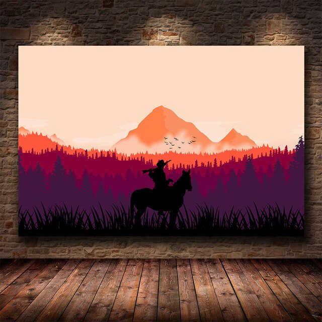 Canvas Paintings Collection 2 Red Dead Redemption II (Variants Available)