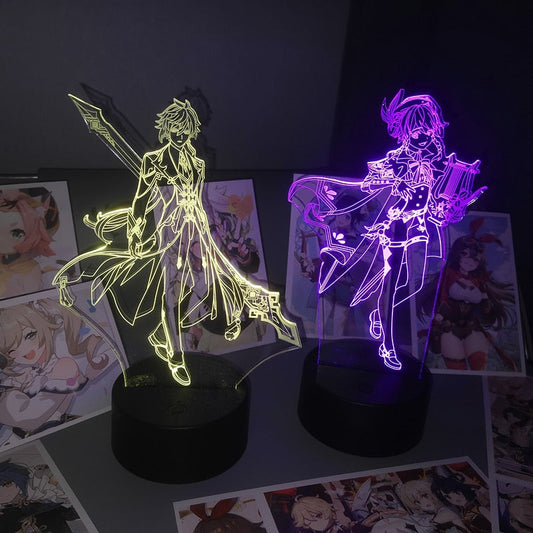 Character Night Lamp Set-2 Genshin Impact - House Of Fandom