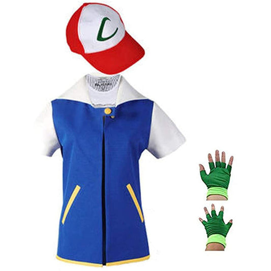 Ash Ketchum Cosplay Costume Pokemon - House Of Fandom