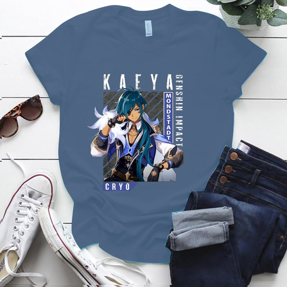 Kaeya Tee Genshin Impact (Colors Available) - House Of Fandom