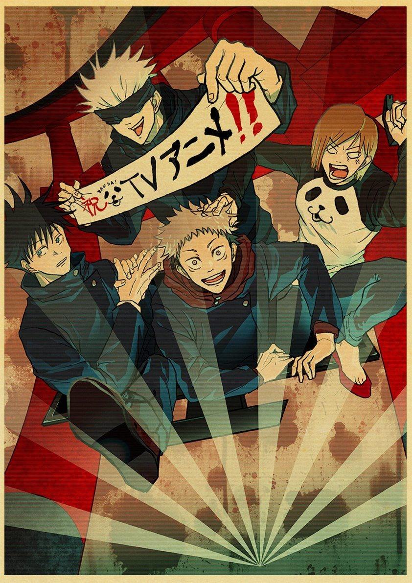 Posters Jujutsu Kaisen (Variants Available) 42*30 cm - House Of Fandom