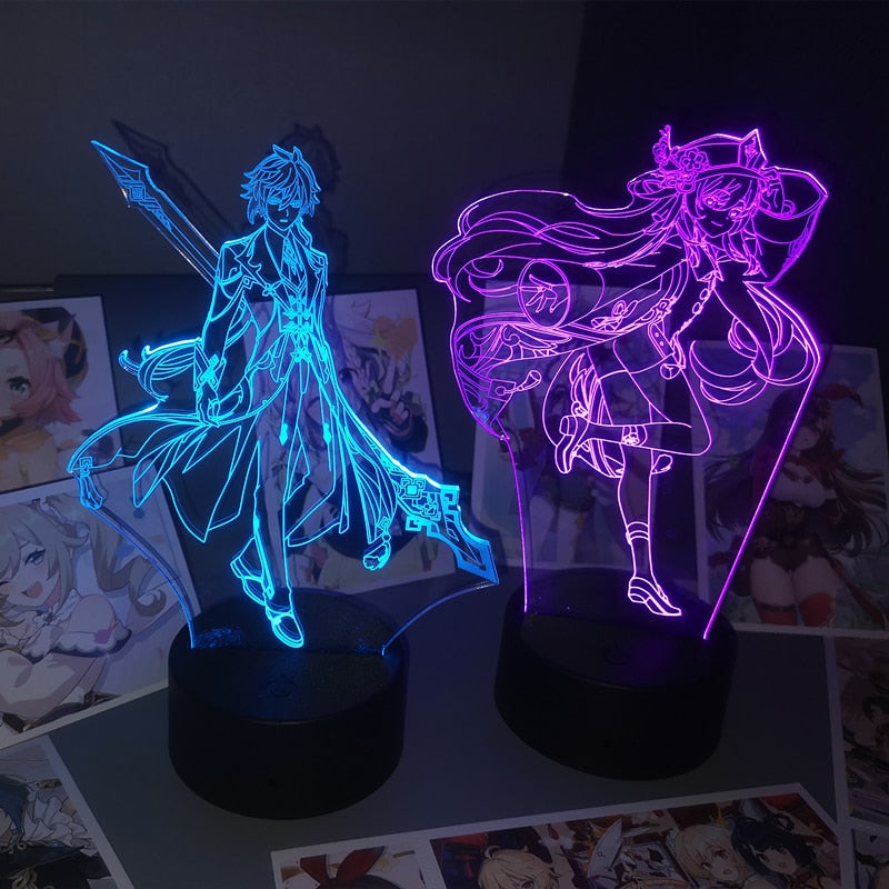 Character Night Lamp Set-2 Genshin Impact - House Of Fandom