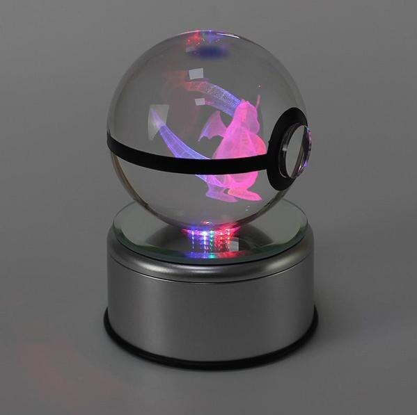 Glowing Crystal Pokeball With Pokemon (Variants Available) - House Of Fandom