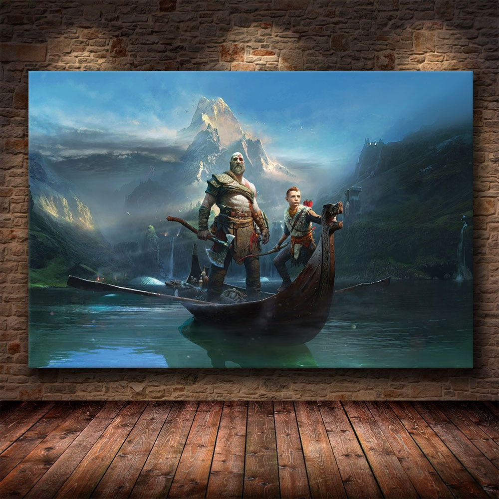 Canvas Paintings Collection-5 God Of War (Variants Available)